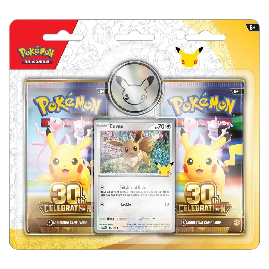 Pokemon TCG - 30th Celebration: Eevee 2-Pack Blister (English)🇬🇧