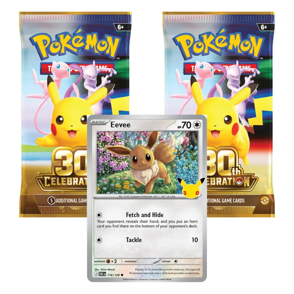 Pokemon TCG - 30th Celebration: Eevee 2-Pack Blister (English)🇬🇧