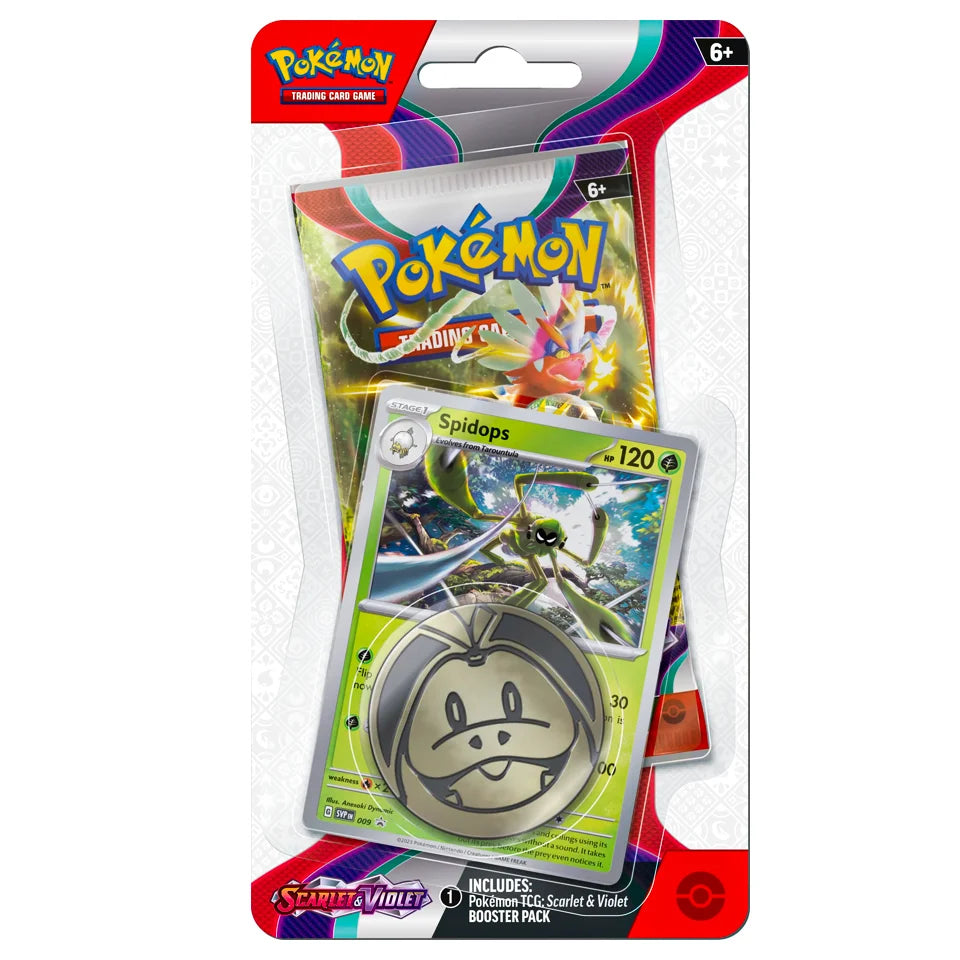 Pokemon Scarlet & Violet Spidops 1-Pack Blister